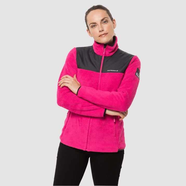 Chamarra Polar Jack Wolfskin Dna Kenai Mujer Rosas Mexico-5826741